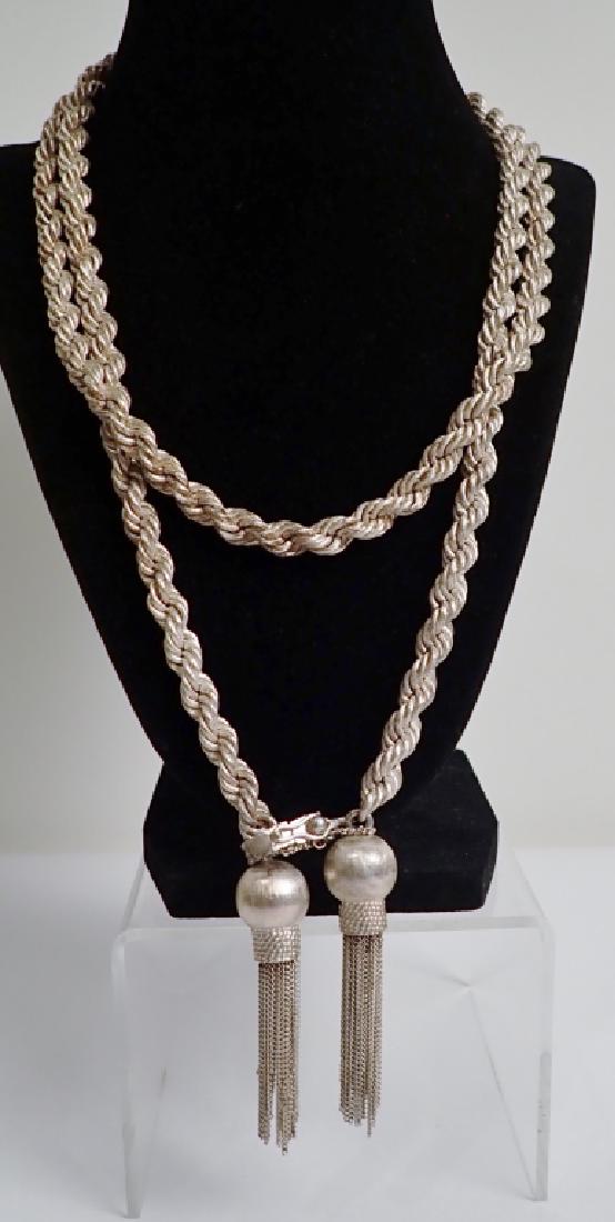 Sterling Silver Rope Chain Necklace (1 of 9)