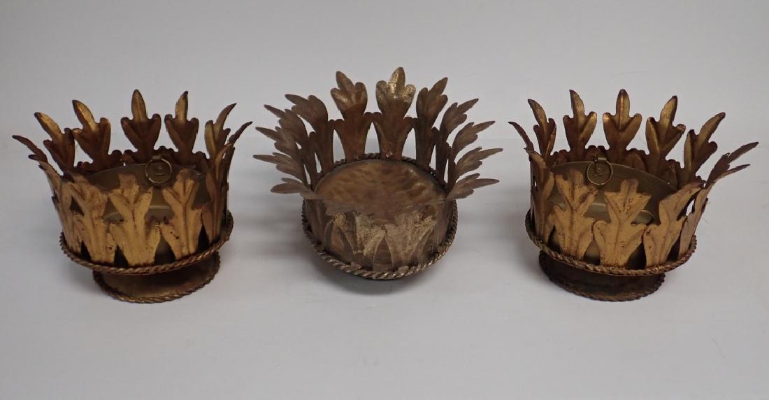 Group of Gilt Leaf Form Planters (1 of 14)