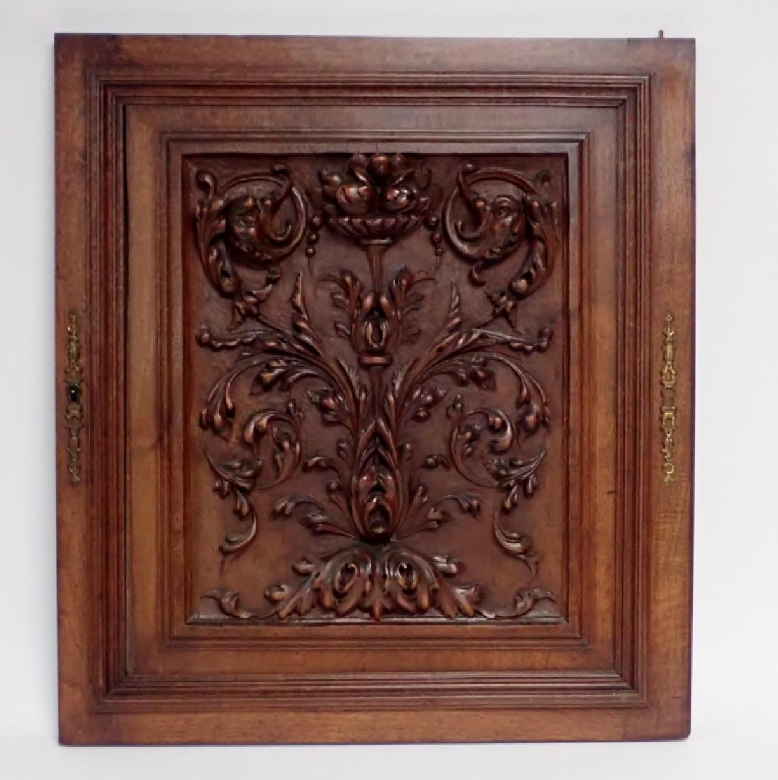 Carved Wooden Element with Floral Motif (1 of 11)