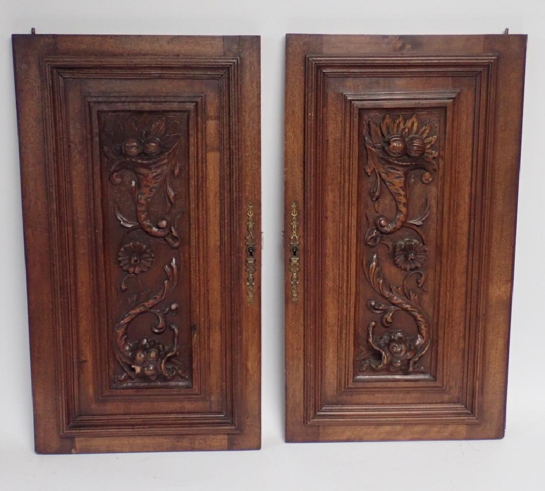 Pair of Carved Wooden Elements (1 of 12)