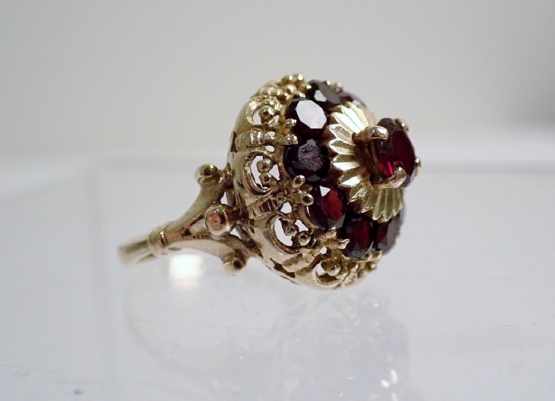 Ruby & 18k Yellow Gold Ring (1 of 11)