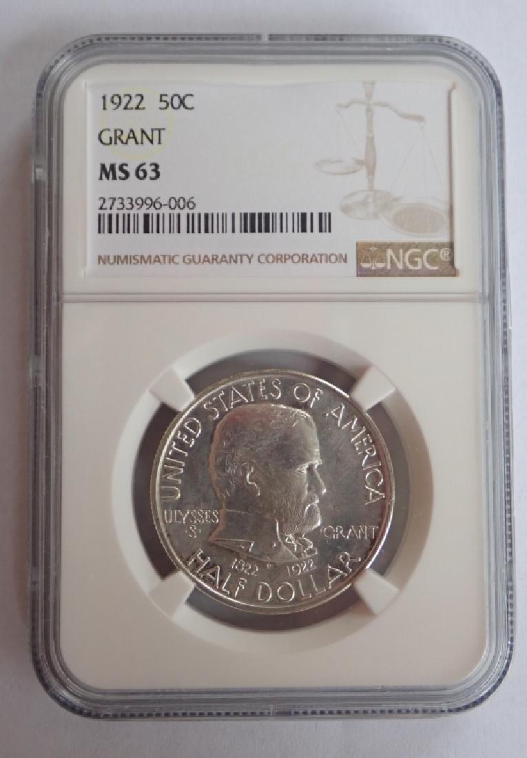 1922 Grant Memorial Half Dollar Coin (1 of 4)