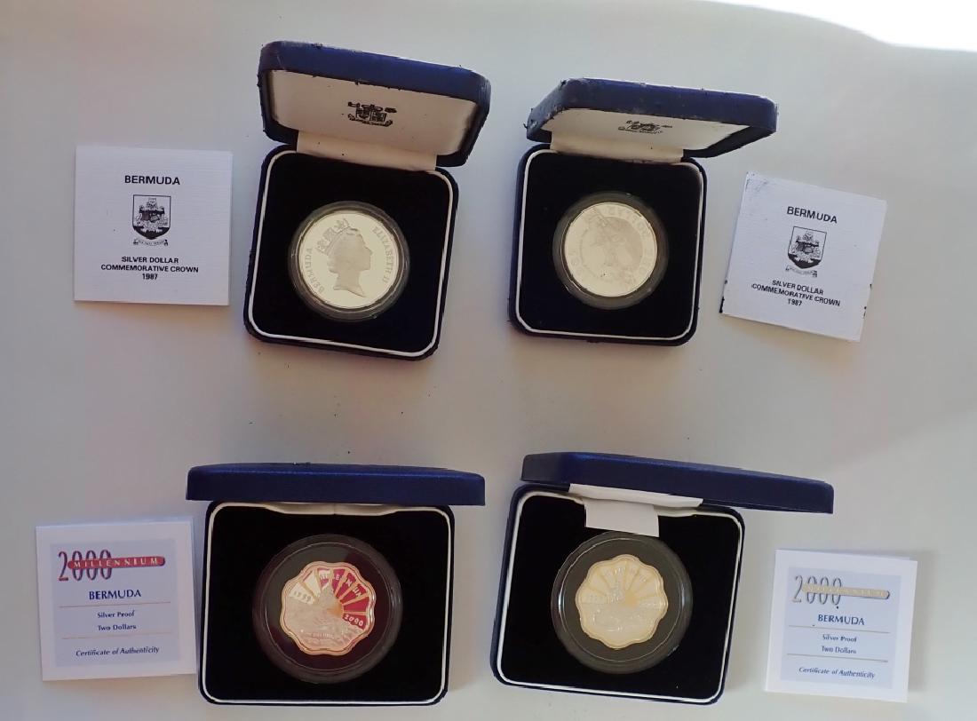 Four Bermuda Silver Coins (1 of 11)