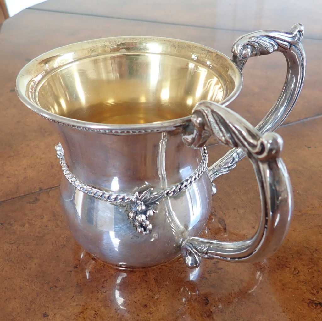 Sterling Silver Two-Handled Wedding Cup (1 of 12)