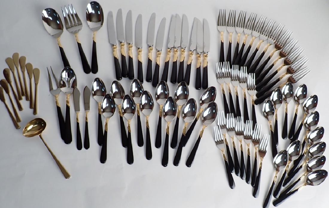 Yamazaki Lindi Black & Gold Flatware Set (1 of 12)