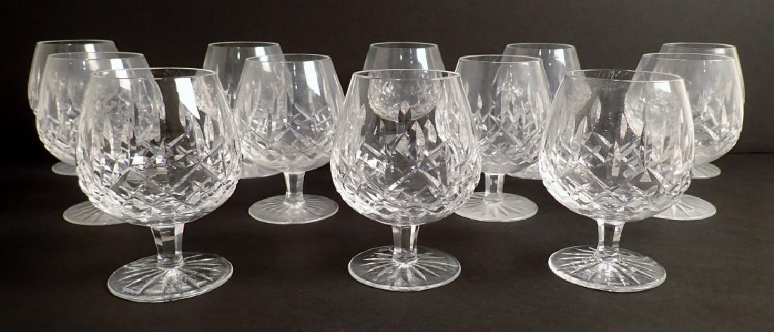 Set of 12 Waterford Lismore Brandy Glasses (1 of 12)