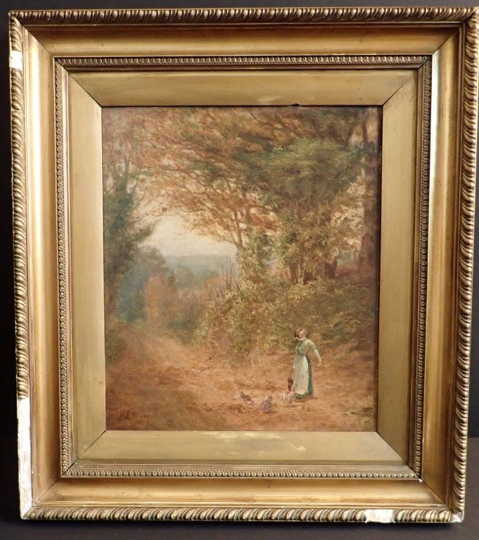 Landscape Oil Painting, Signed H.E. Ward (1 of 9)