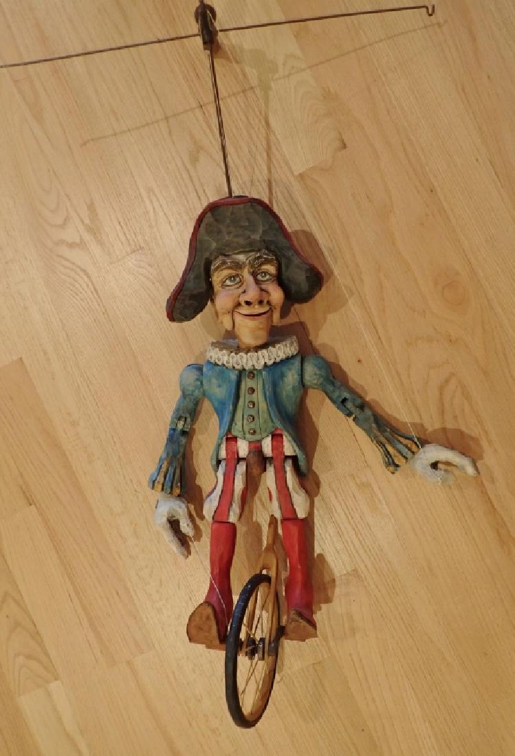 Vintage Wood Carved & Painted Marionette (1 of 13)