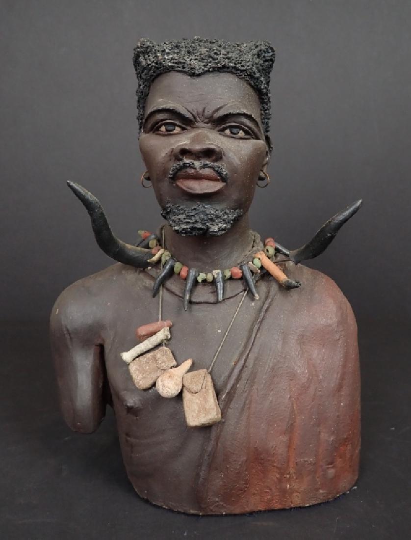 Vintage African Tribal Bust (1 of 9)