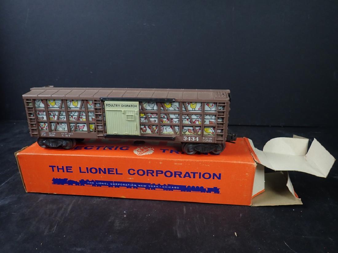 Lionel No. 3434 Chicken Car w/ Sweeper (1 of 5)