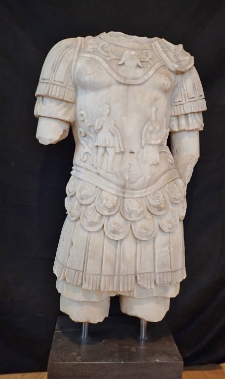 Roman Carved Marble Cuirassed Torso (1 of 15)