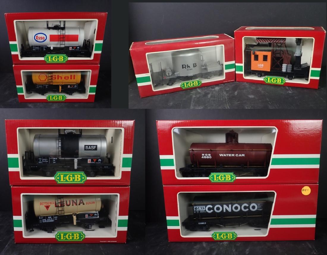 Collection of Boxed Vintage LGB Train Cars