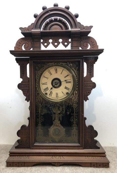 Seth Thomas Eclipse Regulator: Seth Thomas eclipse parlor regulator clock. ESTATE OF PHILIP GRECO JR. STERLING ASSOCIATES STRIVES TO PROVIDE ACCURATE, OBJECTIVE, & FAIR INFORMATION ON ALL LOTS. WE WILL BE HAPPY TO ANSWER ANY QUESTI
