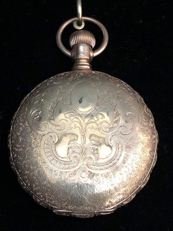Elgin Hunter Case Pocket Watch: Elgin. H. H. Taylor. Hunter case. Running. ESTATE OF PHILIP GRECO JR. STERLING ASSOCIATES STRIVES TO PROVIDE ACCURATE, OBJECTIVE, & FAIR INFORMATION ON ALL LOTS. WE WILL BE HAPPY TO ANSWER ANY QUESTIO