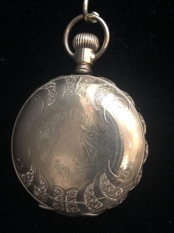 American Waltham Watch Co.: American Waltham Watch Co. hunter case pocket watch. Running. ESTATE OF PHILIP GRECO JR. STERLING ASSOCIATES STRIVES TO PROVIDE ACCURATE, OBJECTIVE, & FAIR INFORMATION ON ALL LOTS. WE WILL BE HAPPY TO