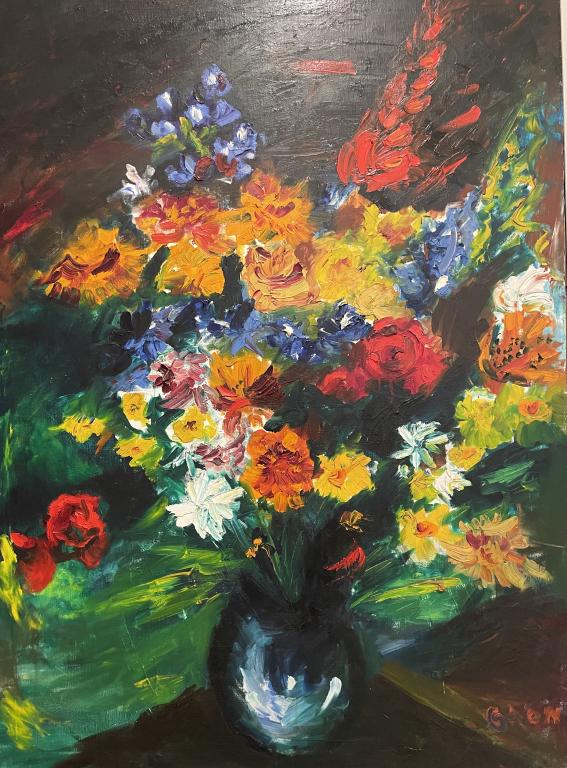Floral Still Life, Bogdan Grom (1918-2013) (1 of 4)
