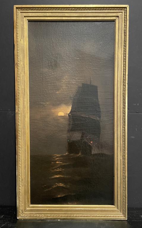 19th Century Sailing War Ship O/C (1 of 3)