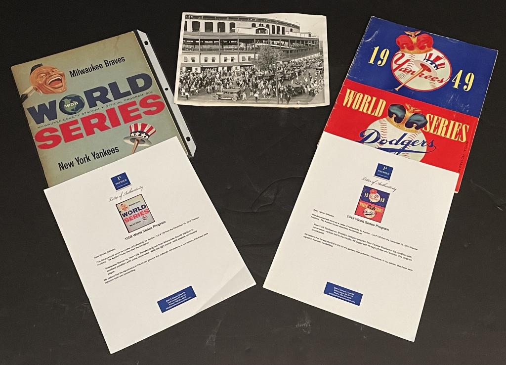 Vintage Baseball Lot World Series (1 of 8)