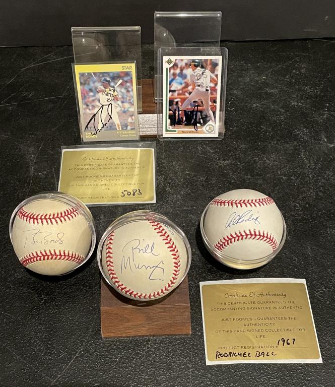 Autographed Baseball Lot (1 of 3)