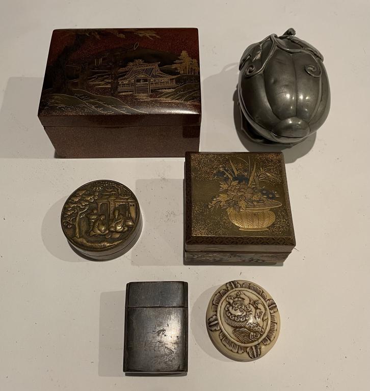 Collection of 6 Asian Boxes (1 of 6)