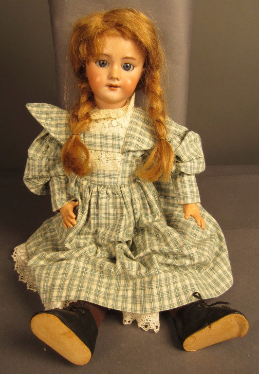 Attrib to Jumeau, DEP Bisque head doll: Attributed to: Jumeau, DEP Bisque head doll, French Head incised: DEP Height: 22"