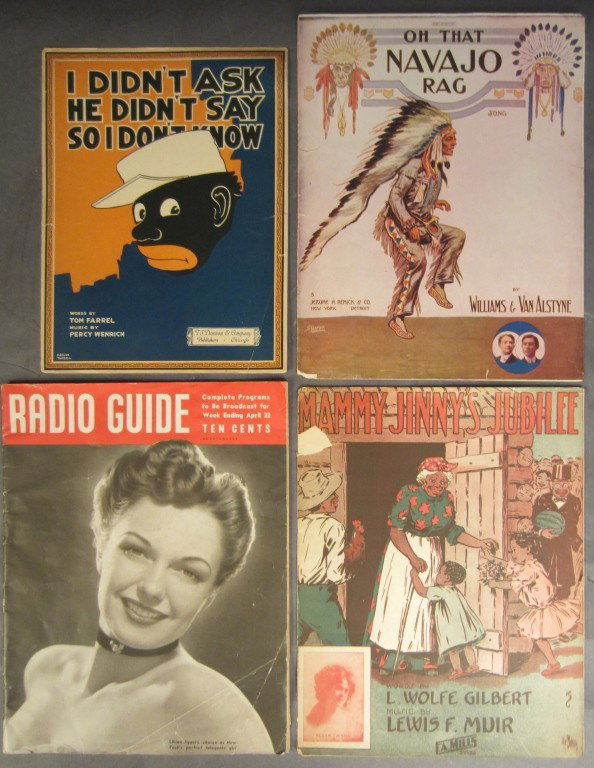 Vintage music sheets and related printed material: Vintage music sheets and related printed material