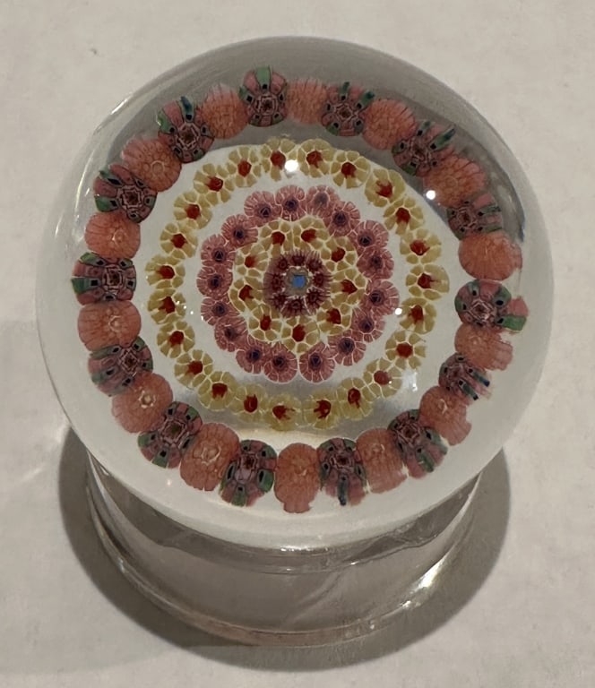 Baccarat Millefiori Glass Paperweight (1 of 3)