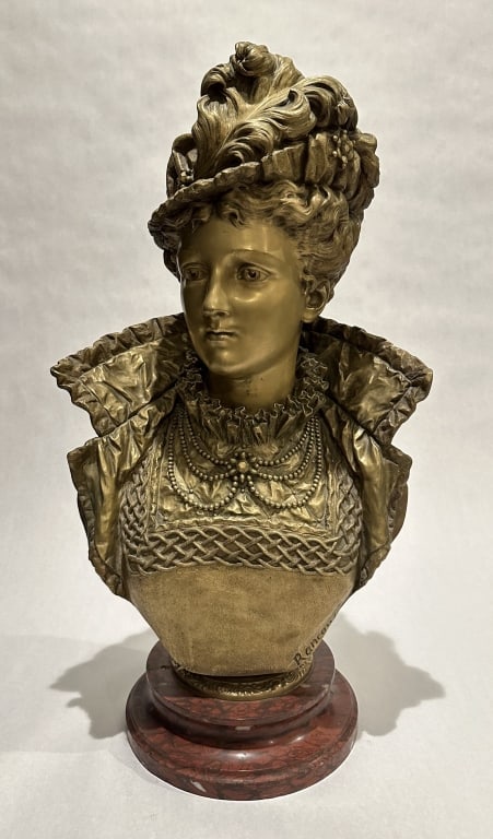 Bronze Bust By Rancoulet 19th century French bronze bust by Ernest Rancoulet(1870-1915). Victorian (1 of 4)