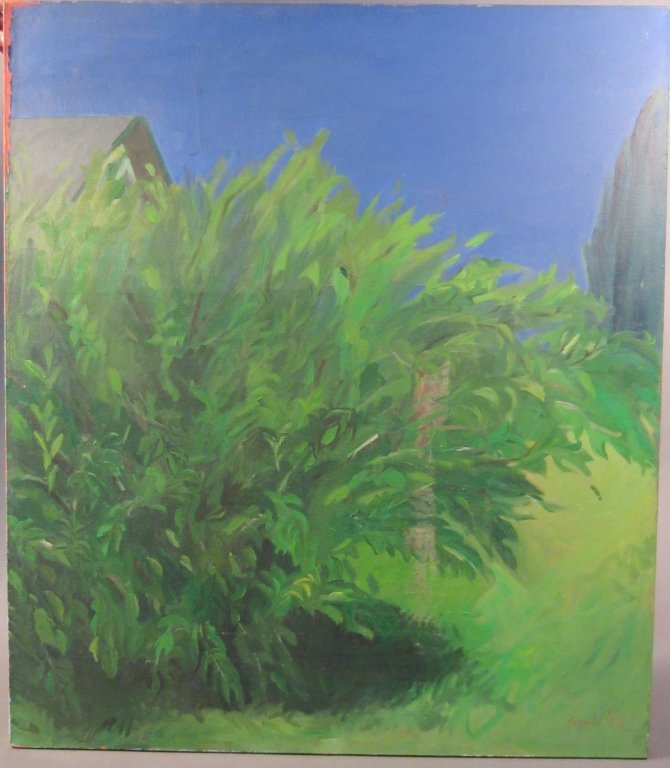 Cornelia Foss, American 20th/21st C: Cornelia Foss, American 20th/21st Century O/C Signed: Cornelia Foss Image Size: Height: 48", Width: 42"