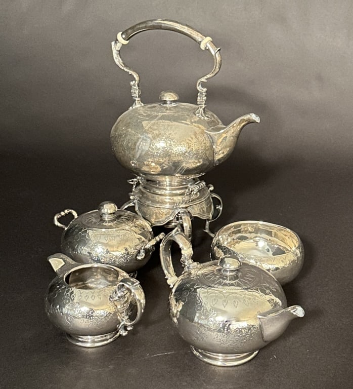 Tiffany & Co. English Sterling Silver Tea Set (1 of 7)
