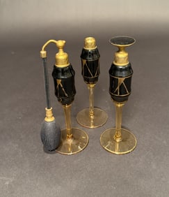 Collection Of 3 DeVilbiss Perfumes And Atomizer