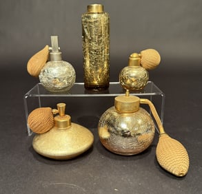 Collection Of 5 DeVilbiss Atomizers