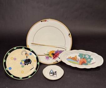 Noritake Bowl And 3 Plates