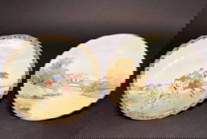 2 Nippon Wall Plaques