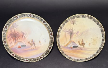 2 Nippon Camel Rider Wall Plaques