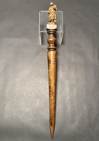 Carved Figural Vampire Hunter Stake