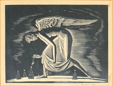 Rockwell Kent (American, 1882-1971) "Angel"