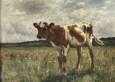 Carleton Wiggins (American 1848-1932) O/C