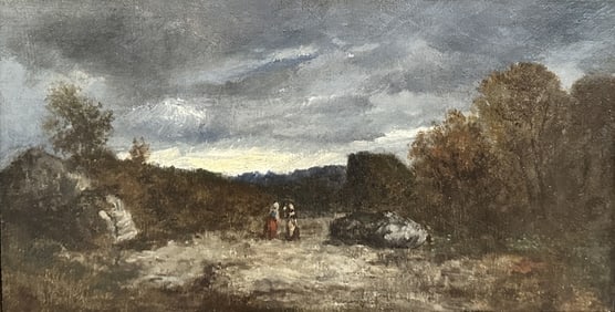 Painting,19th Century O/C Gustave Courbet