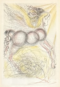 After Salvador Dali, "Pegasus", 1968