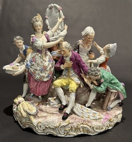 Large Porcelain Figural Group