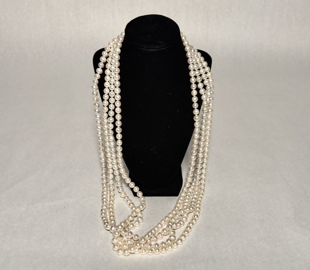 Collection Of 4 Pearl Necklaces
