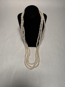 Collection Of 3 Pearl Necklaces