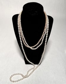 Collection Of 3 Pearl Necklaces
