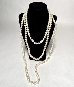 Collection Of 3 Pearl Necklaces