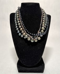Collection Of 4 Pearl Necklaces