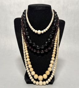 Collection Of 5 Beaded Necklaces
