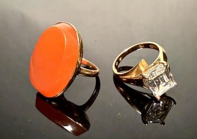 Two(2) 14K Gold Rings