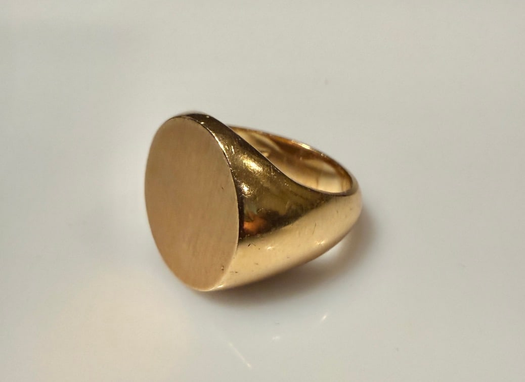 14K Gold Signet Ring (1 of 6)