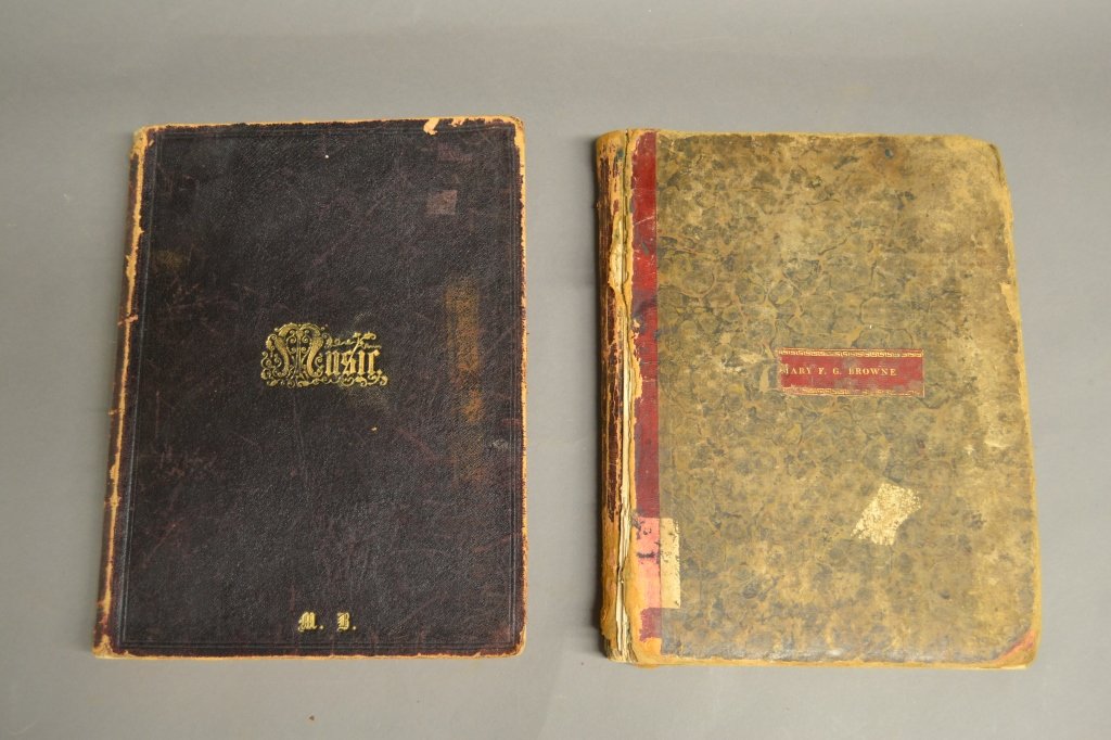 Antique Books of Sheet Music: From the Estate of Mark Falk. 2 Antique books filled with sheet music. Composers include: Ravina, Pleyel, Ascher and more.